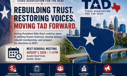 TAD Acting President Says August Meeting Will Address Frozen Finances and Organizational Rebuilding