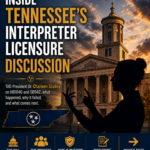 TAD President: Tennessee Must Continue the Fight for Interpreter Accountability